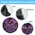 Personalised Aotearoa Matariki Spare Tire Cover Purple Fern Maori Poutama