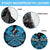 Personalised Aotearoa Matariki Spare Tire Cover Turquoise Fern Maori Poutama