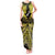 Personalised Aotearoa Matariki Tank Maxi Dress Yellow Fern Maori Poutama