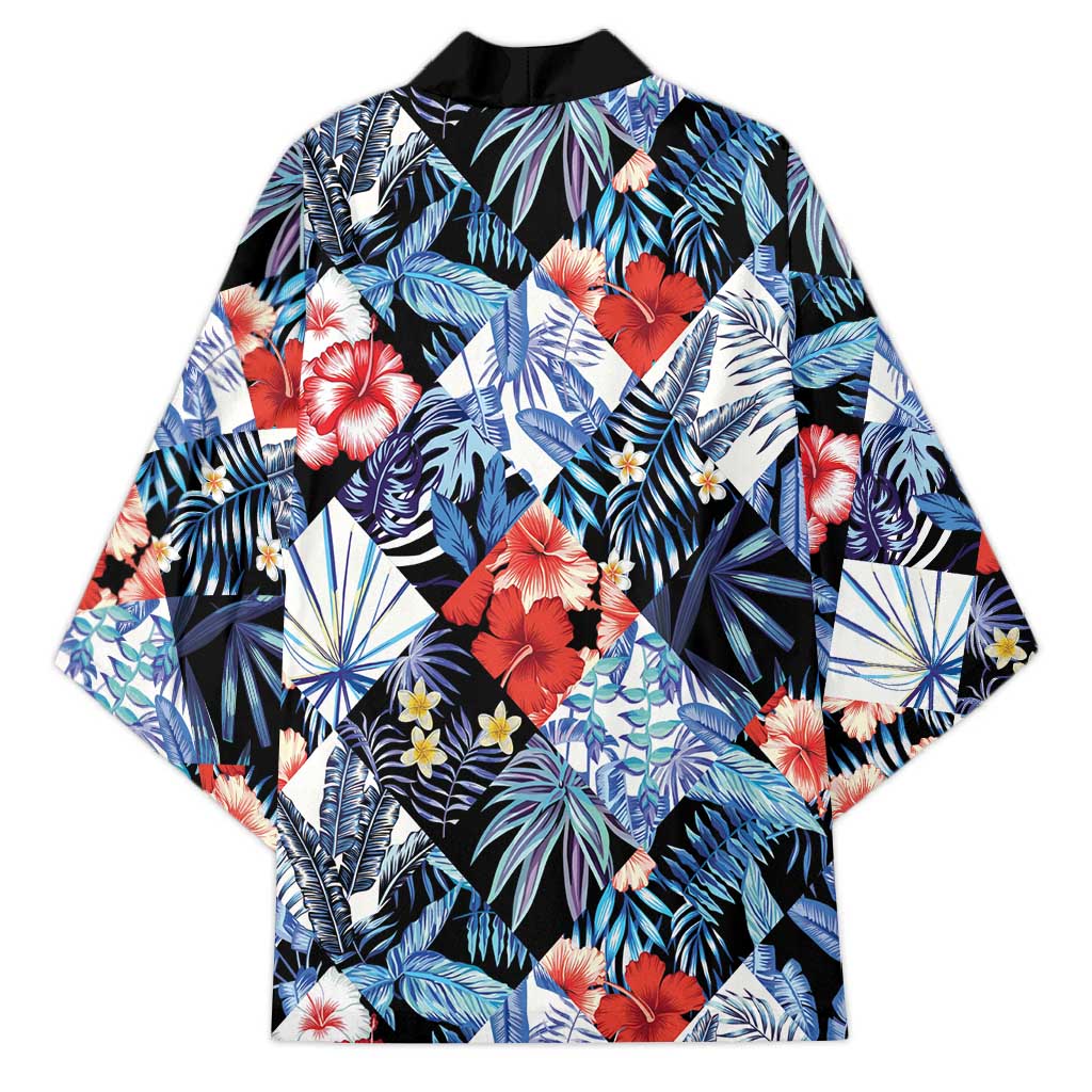 Hawaii Tropicana Blue Pattern Kimono LT01 - Polynesian Pride