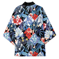 Hawaii Tropicana Blue Pattern Kimono LT01 - Polynesian Pride
