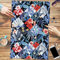 Hawaii Tropicana Blue Pattern Puzzle LT01 Blue - Polynesian Pride