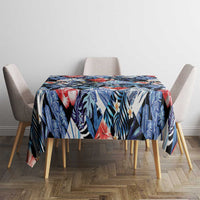 Hawaii Tropicana Blue Pattern Tablecloth LT01 - Polynesian Pride