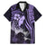 Polynesian Women Day 2024 Family Matching Mermaid Dress and Hawaiian Shirt Hibiscus Girl Tribal LT01 Dad's Shirt - Short Sleeve Purple - Polynesian Pride