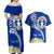 Northern Mariana Islands Commonwealth Day 2024 Couples Matching Off Shoulder Maxi Dress and Hawaiian Shirt Dolphin With Plumeria Flower LT01 - Polynesian Pride