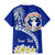 Northern Mariana Islands Commonwealth Day 2024 Family Matching Mermaid Dress and Hawaiian Shirt Dolphin With Plumeria Flower LT01 - Polynesian Pride