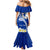 Northern Mariana Islands Commonwealth Day 2024 Family Matching Mermaid Dress and Hawaiian Shirt Dolphin With Plumeria Flower LT01 - Polynesian Pride