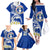 Northern Mariana Islands Commonwealth Day 2024 Family Matching Off Shoulder Long Sleeve Dress and Hawaiian Shirt Dolphin With Plumeria Flower LT01 - Polynesian Pride