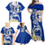 Northern Mariana Islands Commonwealth Day 2024 Family Matching Off Shoulder Maxi Dress and Hawaiian Shirt Dolphin With Plumeria Flower LT01 - Polynesian Pride