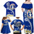 Northern Mariana Islands Commonwealth Day 2024 Family Matching Off Shoulder Maxi Dress and Hawaiian Shirt Dolphin With Plumeria Flower LT01 - Polynesian Pride