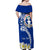 Northern Mariana Islands Commonwealth Day 2024 Off Shoulder Maxi Dress Dolphin With Plumeria Flower LT01 - Polynesian Pride