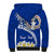 Northern Mariana Islands Commonwealth Day 2024 Sherpa Hoodie Dolphin With Plumeria Flower LT01 - Polynesian Pride