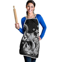 Hawaii Mermaid Monotone Apron Polynesian Pattern Fish Hook LT01 - Polynesian Pride