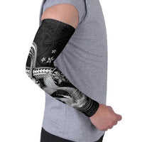 Hawaii Mermaid Monotone Arm Sleeves Polynesian Pattern Fish Hook LT01 - Polynesian Pride