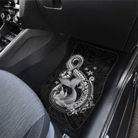 Hawaii Mermaid Monotone Car Mats Polynesian Pattern Fish Hook LT01 - Polynesian Pride
