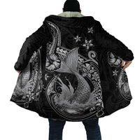 Hawaii Mermaid Monotone Cloak Polynesian Pattern Fish Hook LT01 - Polynesian Pride
