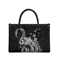 Hawaii Mermaid Monotone Leather Bag Polynesian Pattern Fish Hook LT01 - Polynesian Pride