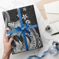 Hawaii Mermaid Monotone Wrapping Paper Polynesian Pattern Fish Hook LT01 - Polynesian Pride