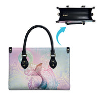 Hawaii Mermaid Sweet Pastel Leather Bag Polynesian Pattern Fish Hook LT01 - Polynesian Pride