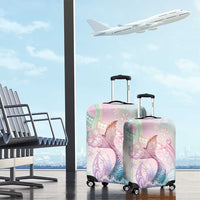 Hawaii Mermaid Sweet Pastel Luggage Cover Polynesian Pattern Fish Hook LT01 - Polynesian Pride