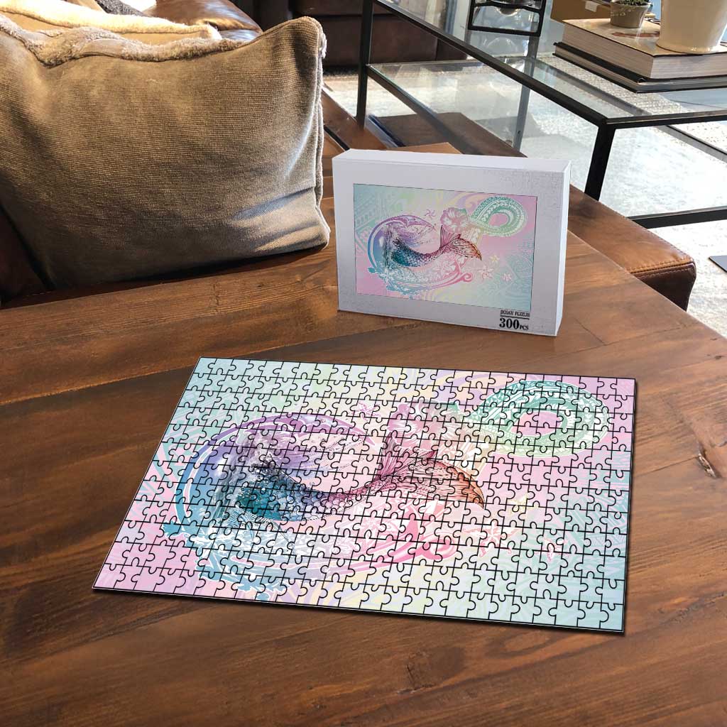Hawaii Mermaid Sweet Pastel Puzzle Polynesian Pattern Fish Hook LT01 - Polynesian Pride
