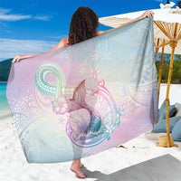 Hawaii Mermaid Sweet Pastel Sarong Polynesian Pattern Fish Hook LT01 One Size 44 x 66 inches Multicolor - Polynesian Pride
