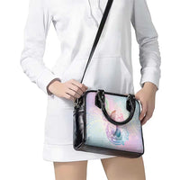 Hawaii Mermaid Sweet Pastel Shoulder Handbag Polynesian Pattern Fish Hook LT01 - Polynesian Pride