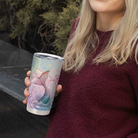 Hawaii Mermaid Sweet Pastel Tumbler Cup Polynesian Pattern Fish Hook LT01 - Polynesian Pride