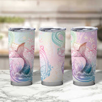 Hawaii Mermaid Sweet Pastel Tumbler Cup Polynesian Pattern Fish Hook LT01 - Polynesian Pride