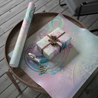 Hawaii Mermaid Sweet Pastel Wrapping Paper Polynesian Pattern Fish Hook LT01 - Polynesian Pride