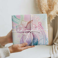 Hawaii Mermaid Sweet Pastel Wrapping Paper Polynesian Pattern Fish Hook LT01 - Polynesian Pride