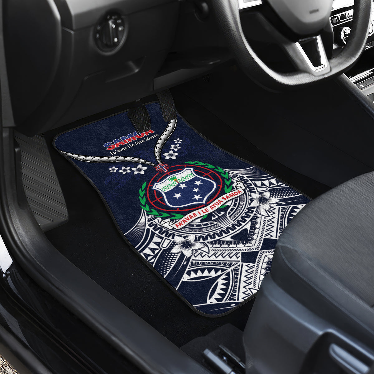 Samoa Independence Day Car Mats Ula Nifo Mix Turtle