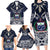 Samoa Independence Day Family Matching Long Sleeve Bodycon Dress and Hawaiian Shirt Ula Nifo Mix Turtle