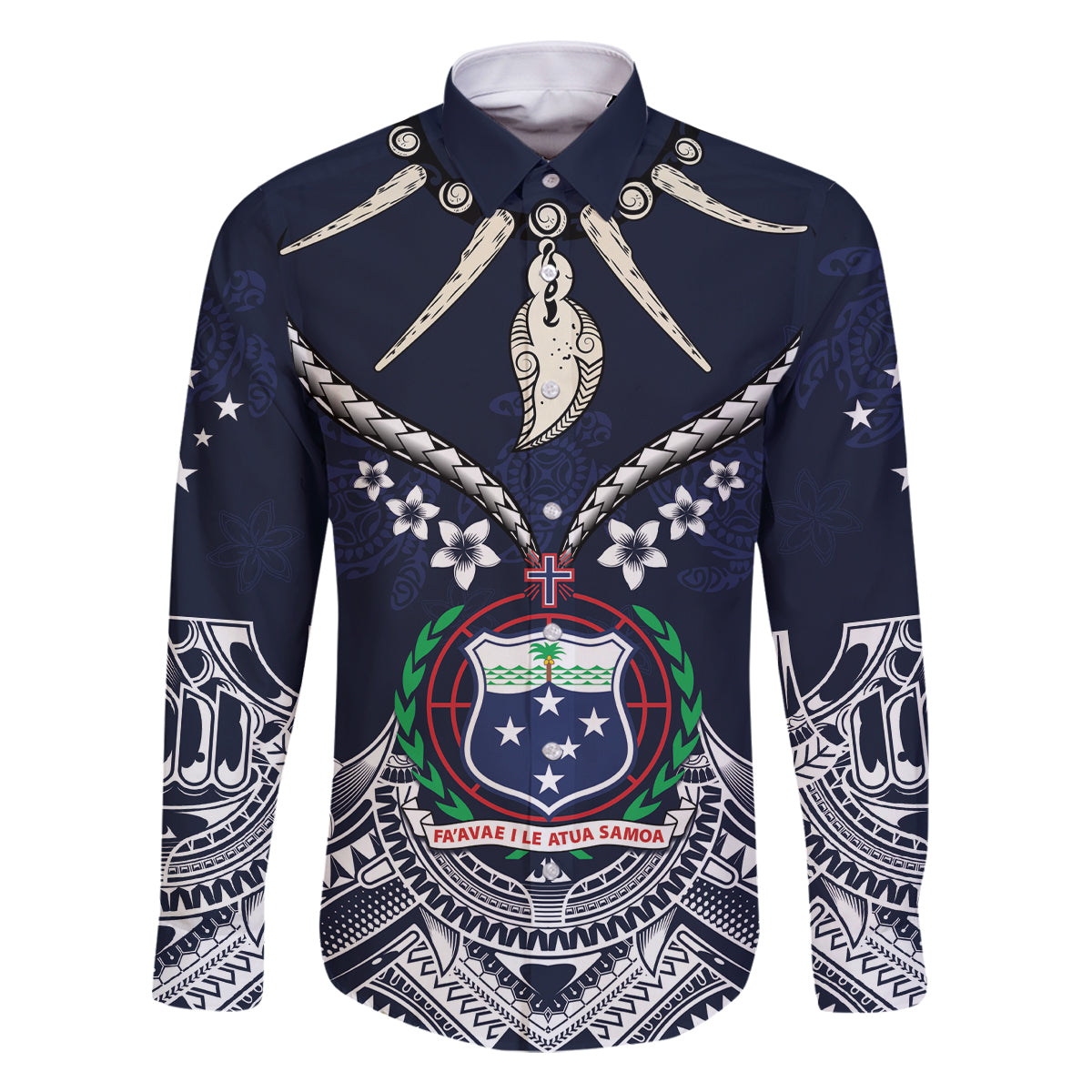 Samoa Independence Day Family Matching Off The Shoulder Long Sleeve Dress and Hawaiian Shirt Ula Nifo Mix Turtle