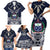 Samoa Independence Day Family Matching Short Sleeve Bodycon Dress and Hawaiian Shirt Ula Nifo Mix Turtle