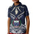 Samoa Independence Day Kid Polo Shirt Ula Nifo Mix Turtle