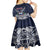 Samoa Independence Day Kid Short Sleeve Dress Ula Nifo Mix Turtle