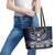 Samoa Independence Day Leather Tote Bag Ula Nifo Mix Turtle