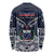 Samoa Independence Day Long Sleeve Shirt Ula Nifo Mix Turtle