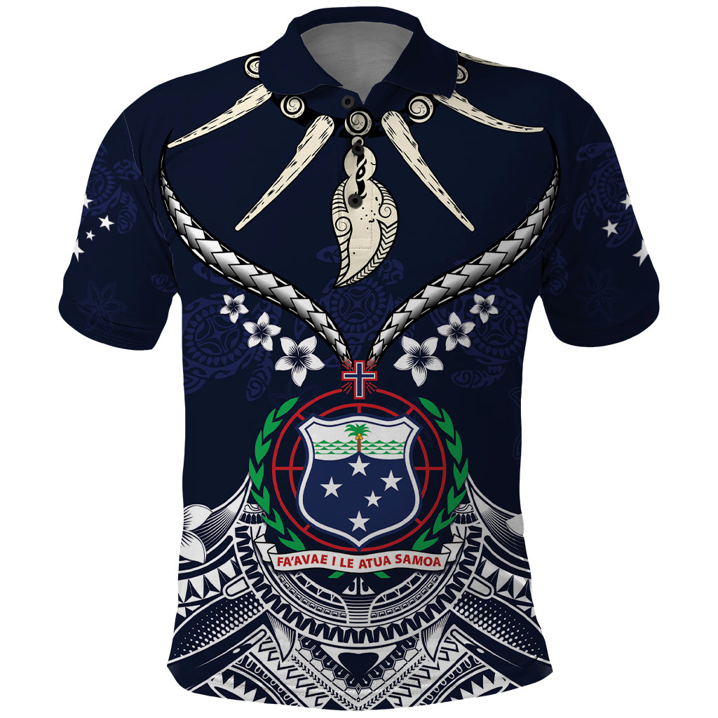 Samoa Independence Day Polo Shirt Ula Nifo Mix Turtle