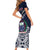 Samoa Independence Day Short Sleeve Bodycon Dress Ula Nifo Mix Turtle