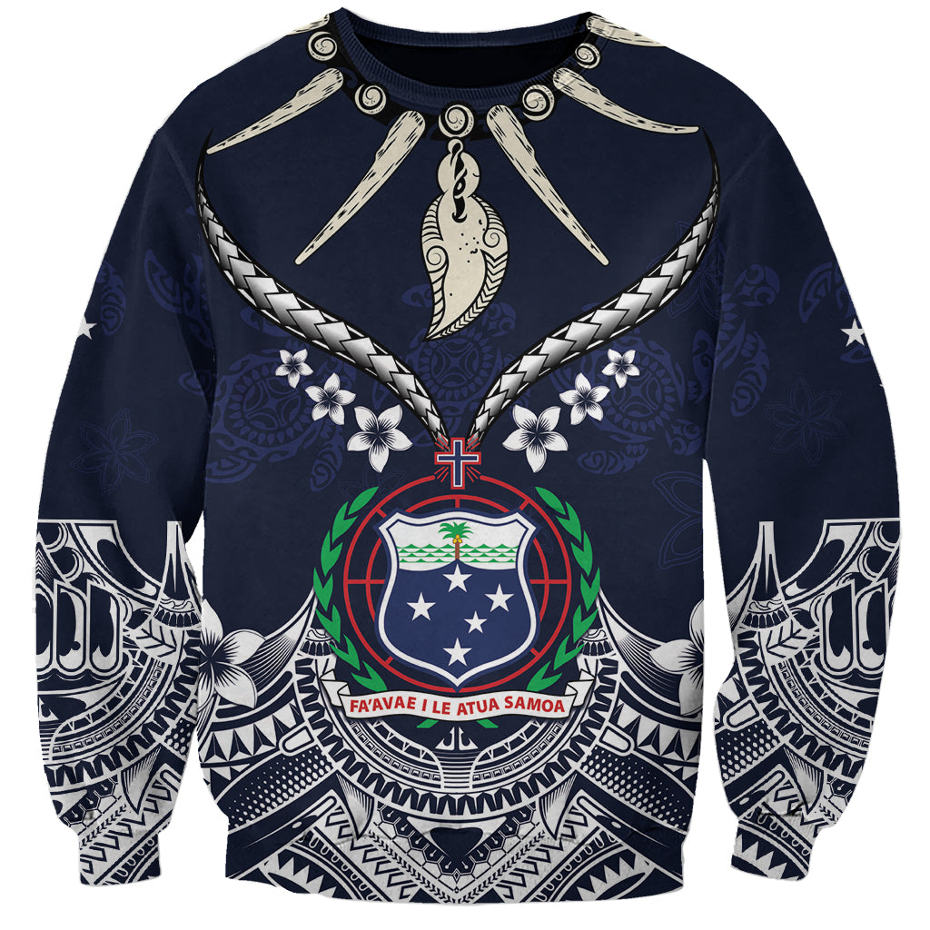 Samoa Independence Day Sweatshirt Ula Nifo Mix Turtle