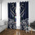 Samoa Independence Day Window Curtain Ula Nifo Mix Turtle