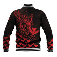 Personalized King Kamehameha Day Baseball Jacket Kakau Polynesian Pattern LT01 - Polynesian Pride