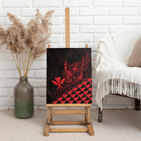 King Kamehameha Day Canvas Wall Art Kakau Polynesian Pattern LT01 - Polynesian Pride