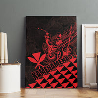 King Kamehameha Day Canvas Wall Art Kakau Polynesian Pattern LT01 - Polynesian Pride