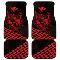King Kamehameha Day Car Mats Kakau Polynesian Pattern LT01 - Polynesian Pride