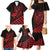 Personalized King Kamehameha Day Family Matching Mermaid Dress and Hawaiian Shirt Kakau Polynesian Pattern