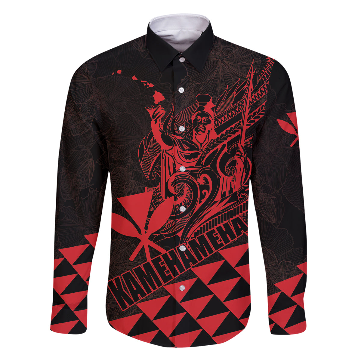 Personalized King Kamehameha Day Family Matching Summer Maxi Dress and Hawaiian Shirt Kakau Polynesian Pattern