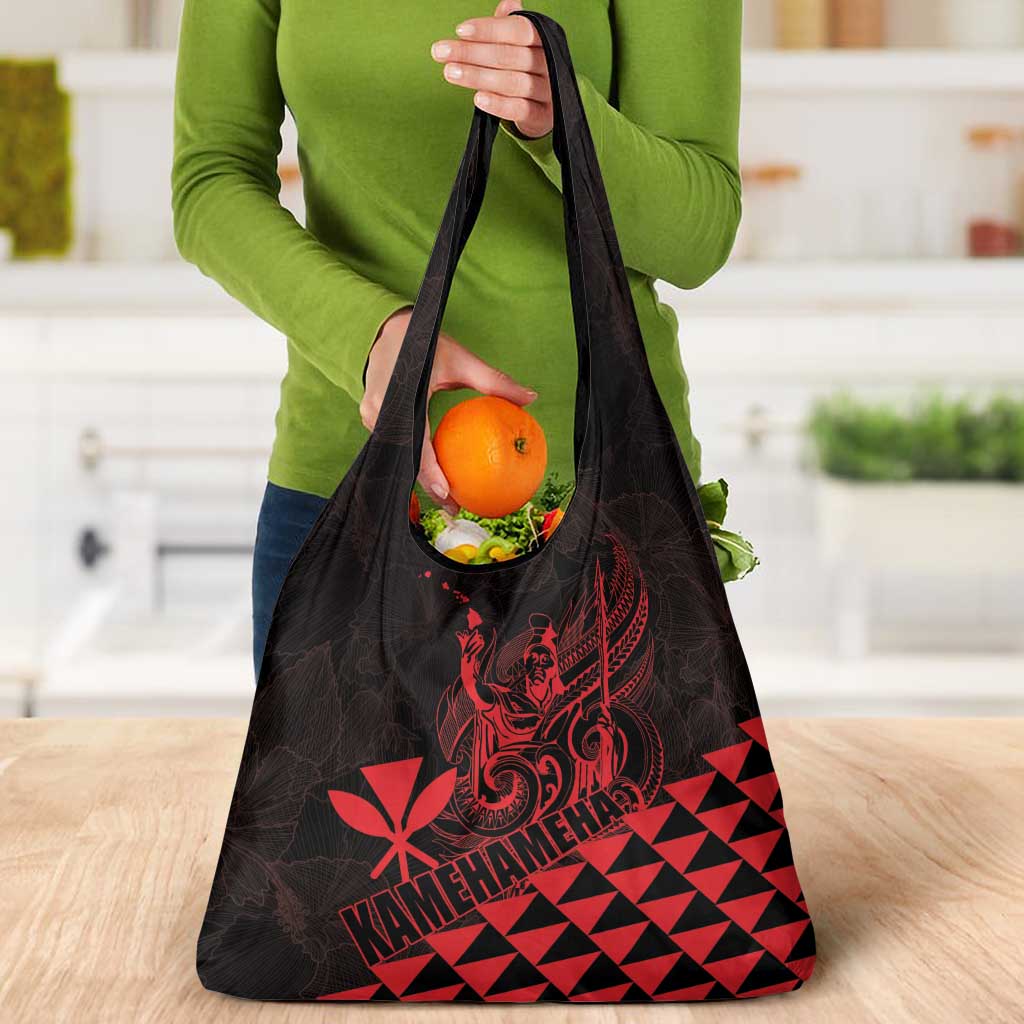 King Kamehameha Day Grocery Bag Kakau Polynesian Pattern LT01 - Polynesian Pride